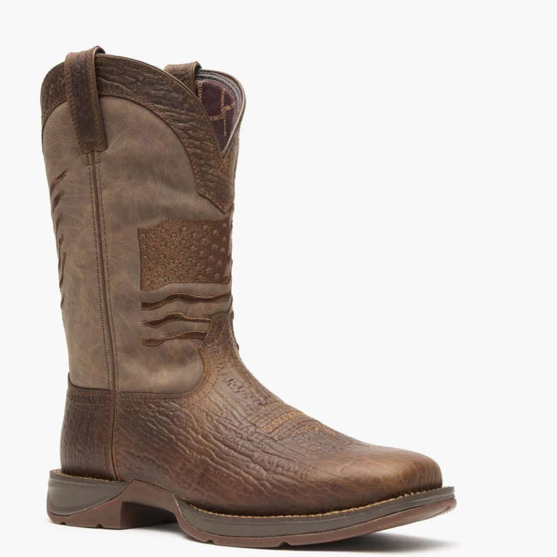 Durango Men's Rebel Flag Embroidery Western Boot