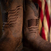 Durango Men's Rebel Flag Embroidery Western Boot