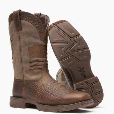 Durango Men's Rebel Flag Embroidery Western Boot