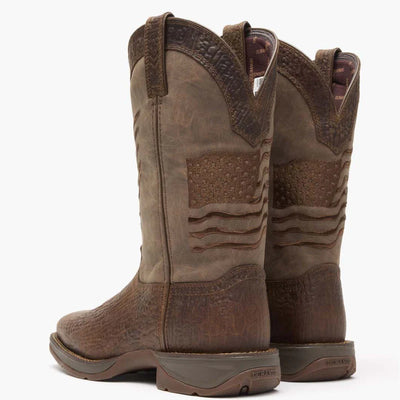 Durango Men's Rebel Flag Embroidery Western Boot
