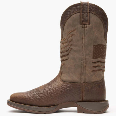 Durango Men's Rebel Flag Embroidery Western Boot
