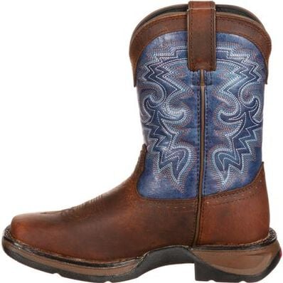 Lil' Durango Big Kid Blue Western Boot