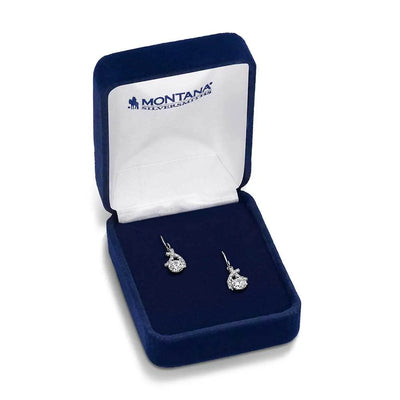 Montana Silversmith Hugs & Kisses Crystal Earrings