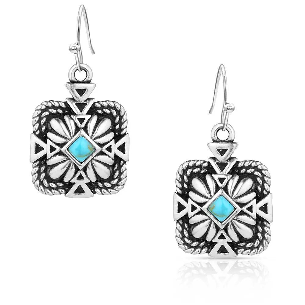 Montana Silversmith Desert Sage Turquoise Earrings