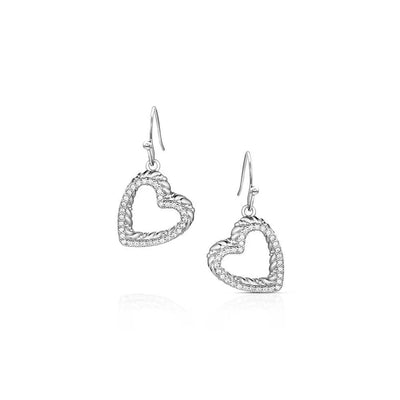 Montana Silversmith Roped In Love Heart Earrings