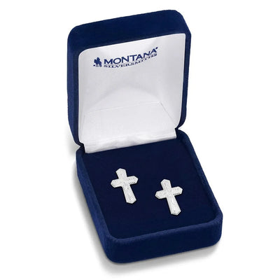 Montana Silversmith Steadfast Faith Cross Earrings