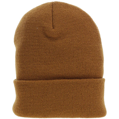 Hooey Tan with White & Black Patch Beanie