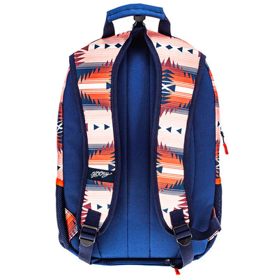 Hooey "Rockstar" Navy & Coral with Aztec Backpack