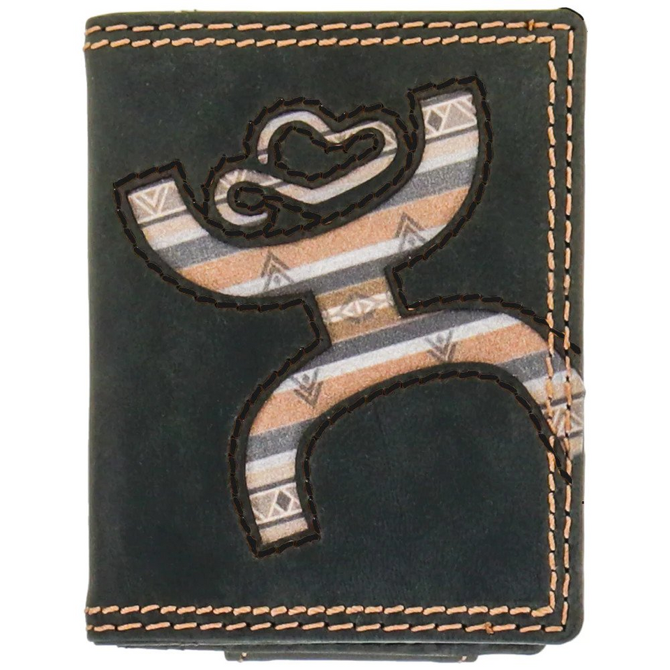 Hooey Bifold Money Clip with Lakota Print