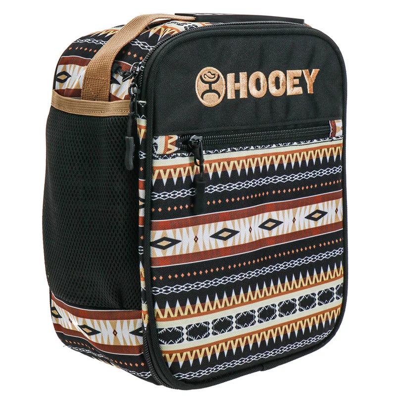 Hooey Lunch Box Black/Tan Aztec Pattern