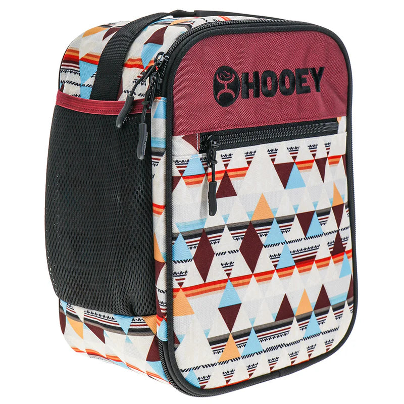 Hooey Lunch Box Black/Cream Aztec Pattern