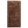 Hooey Classic Smooth Brown Rodeo Wallet