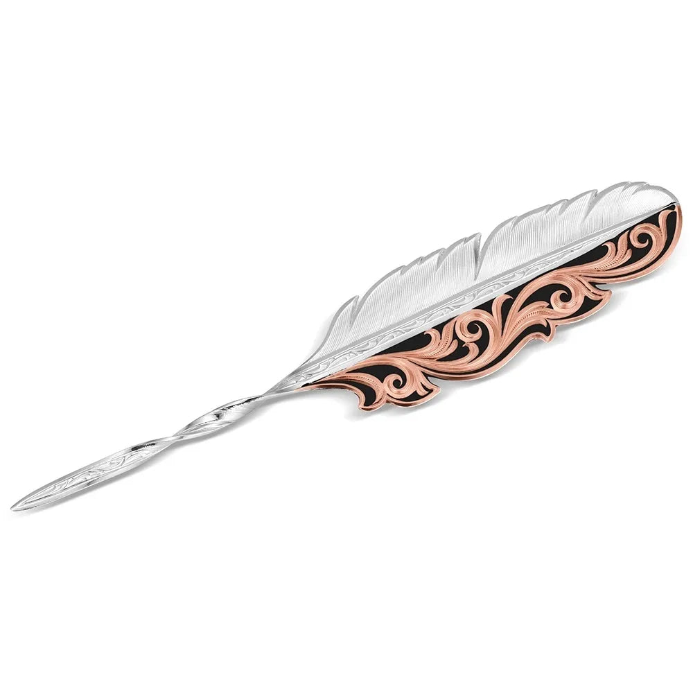Montana Silversmith Alpine Night Feather Hat Pick