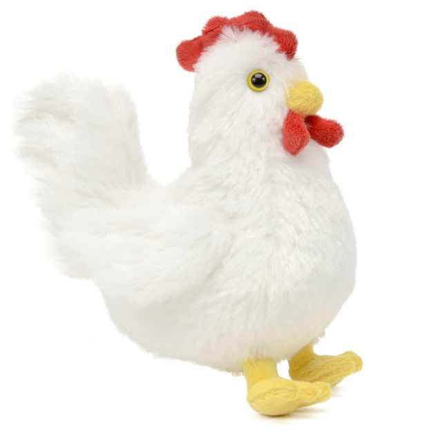 Unipak Designs White Hen Stuffed Animal