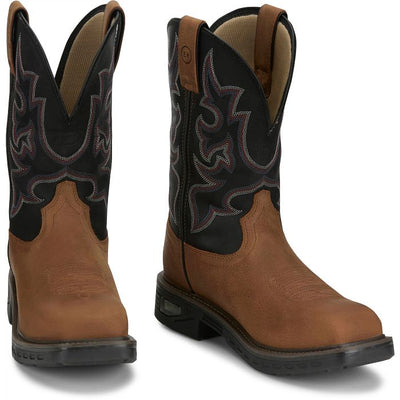 Justin Rigman 11" Waterproof Work Boots