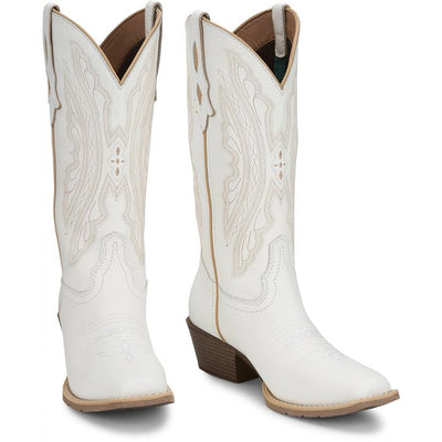 Justin Women's Rae Bright White Cowboy Boot