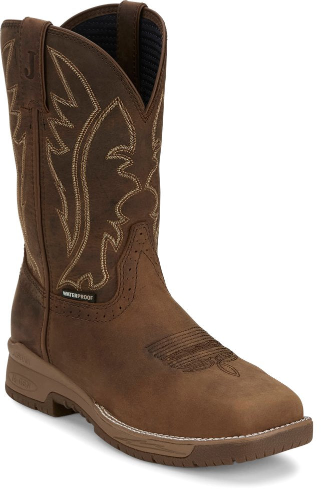 Justin Men's Taupe Nitread Workboot
