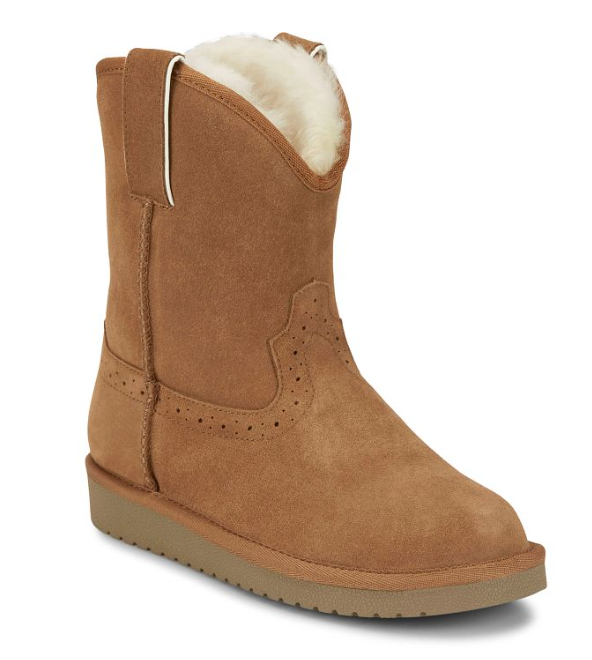 Justin Women's Heidi Suede Shearling Boot