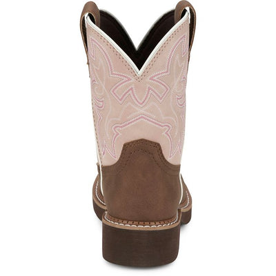 Justin Women's Kay 8" Pink Western Boot