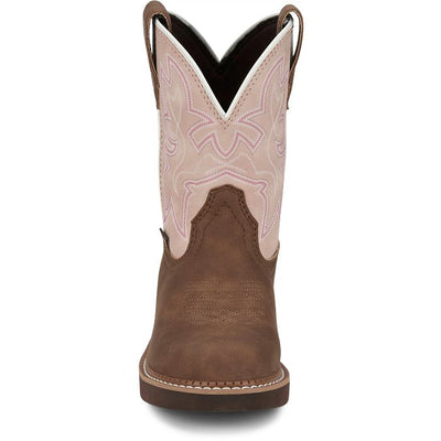 Justin Women's Kay 8" Pink Western Boot