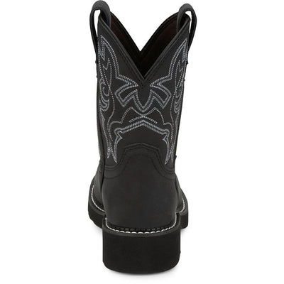 Justin Women's Kay 8" Black Western Boot