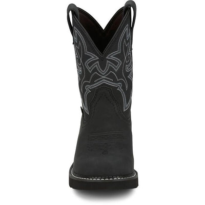 Justin Women's Kay 8" Black Western Boot