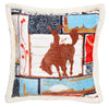 Carsten's Wrangler Vintage Western Plush Sherpa Pillow