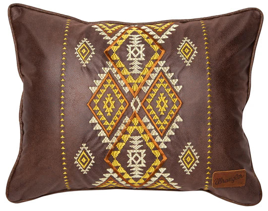 Carsten's Wrangler Diamond River Faux Leather Pillow