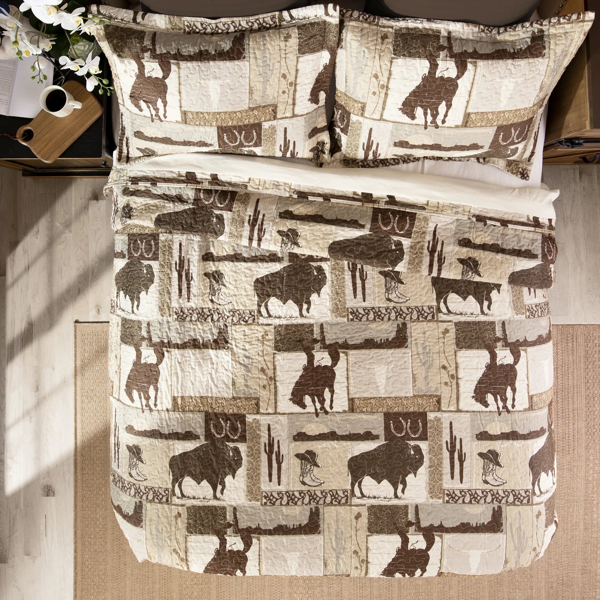Carsten's Wrangler Vintage Cowboy Quilt Set