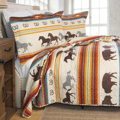 Carsten's Wrangler Western Stripe Quilt Set