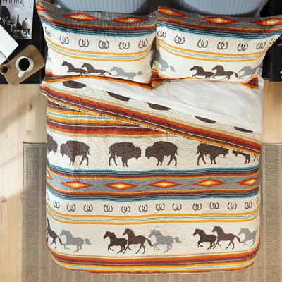 Carsten's Wrangler Western Stripe Quilt Set