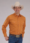 Roper Men's Solid Broadcloth Western Shirt