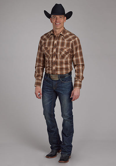 Roper Men's Plaid Western Shirt