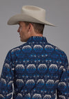 Roper Men's Ombre Aztec Print Shirt