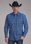 Roper Men's Saphire Ornamental Western Shirt