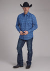 Roper Men's Saphire Ornamental Western Shirt