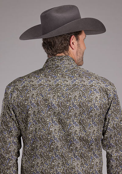 Roper Men's Paisley Snap Western Shirt