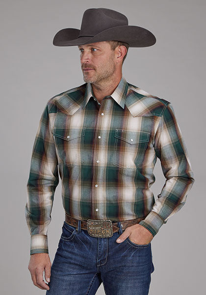 Roper Men's Tall Tree Plaid Shirt