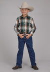 Roper Boy's Amarillo Plaid Shirt