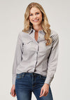 Roper Women's Solid Poplin Top