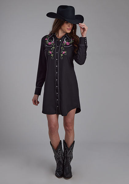 Roper Women's Embroidered Retro Dress Roper Women's Embroidered Retro Dress