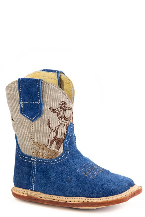 Roper Cowbabies Bull Rider Design Western Boot