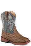Roper Toddler's Ostrich Print Western Boot