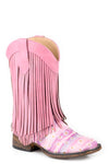 Roper Little Kid's Glitter Aztec & Fringe Western Boot