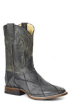 Roper Men's Exotic Ostrich Patchwork Western Boot