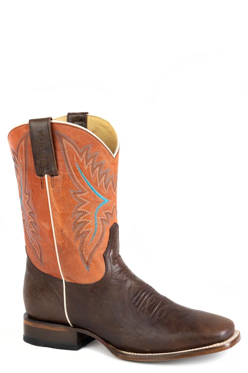 Roper Men's Marbled Orange Western Boot