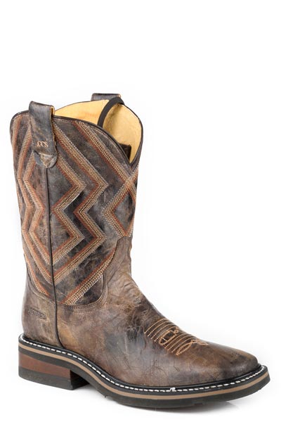 Roper Men's Geometric Design Western Boot