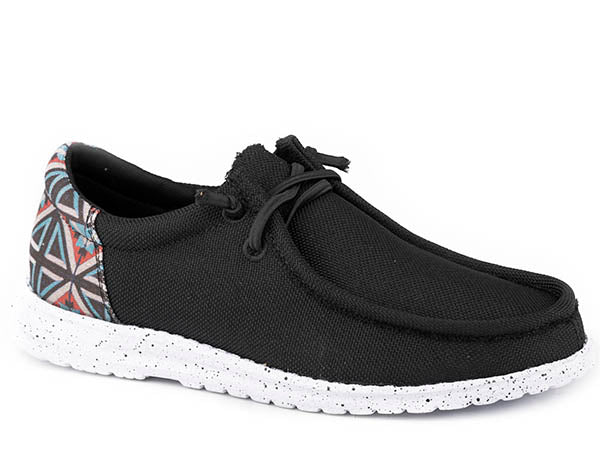 Roper Women's Aztec Vamp Design Casual Shoe