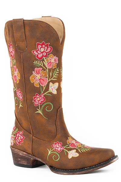 Floral clearance cowgirl boots