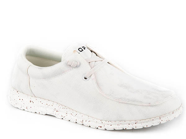 Roper Women's White Canvas Shoe